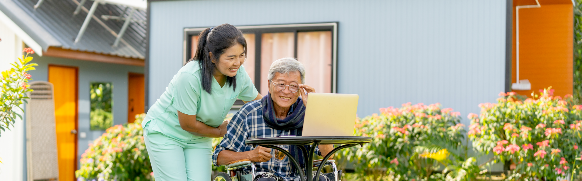 woman with elderly